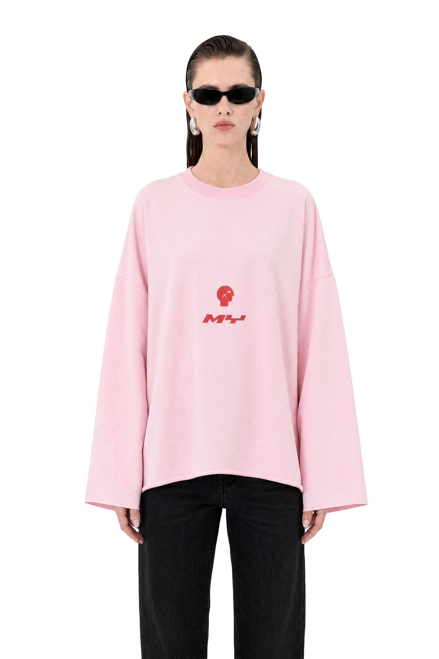 MYSTUDIOS Pink Oversized Tee