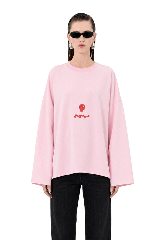 MYSTUDIOS Pink Oversized Tee