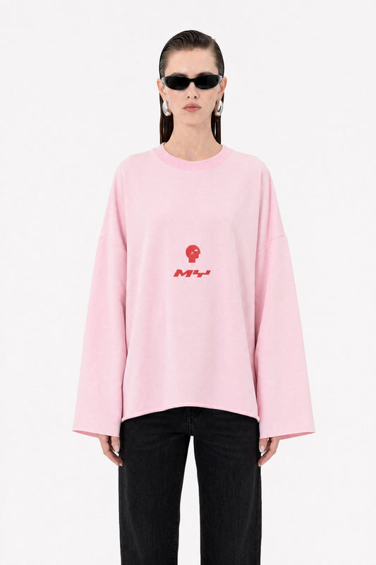 MYSTUDIOS Pink Oversized Tee