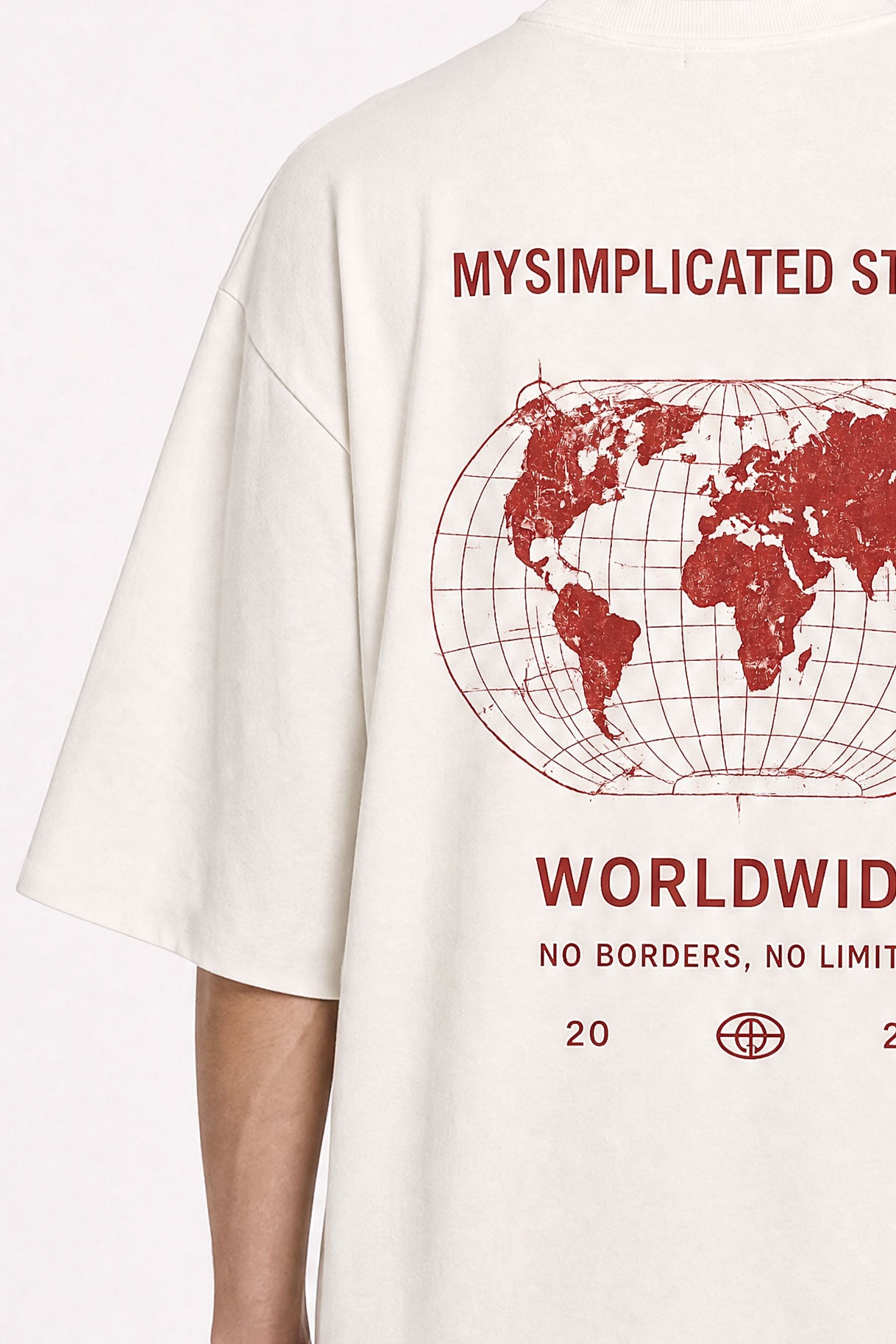 MYSIMPLICATED® Worldwide Ivory Tee