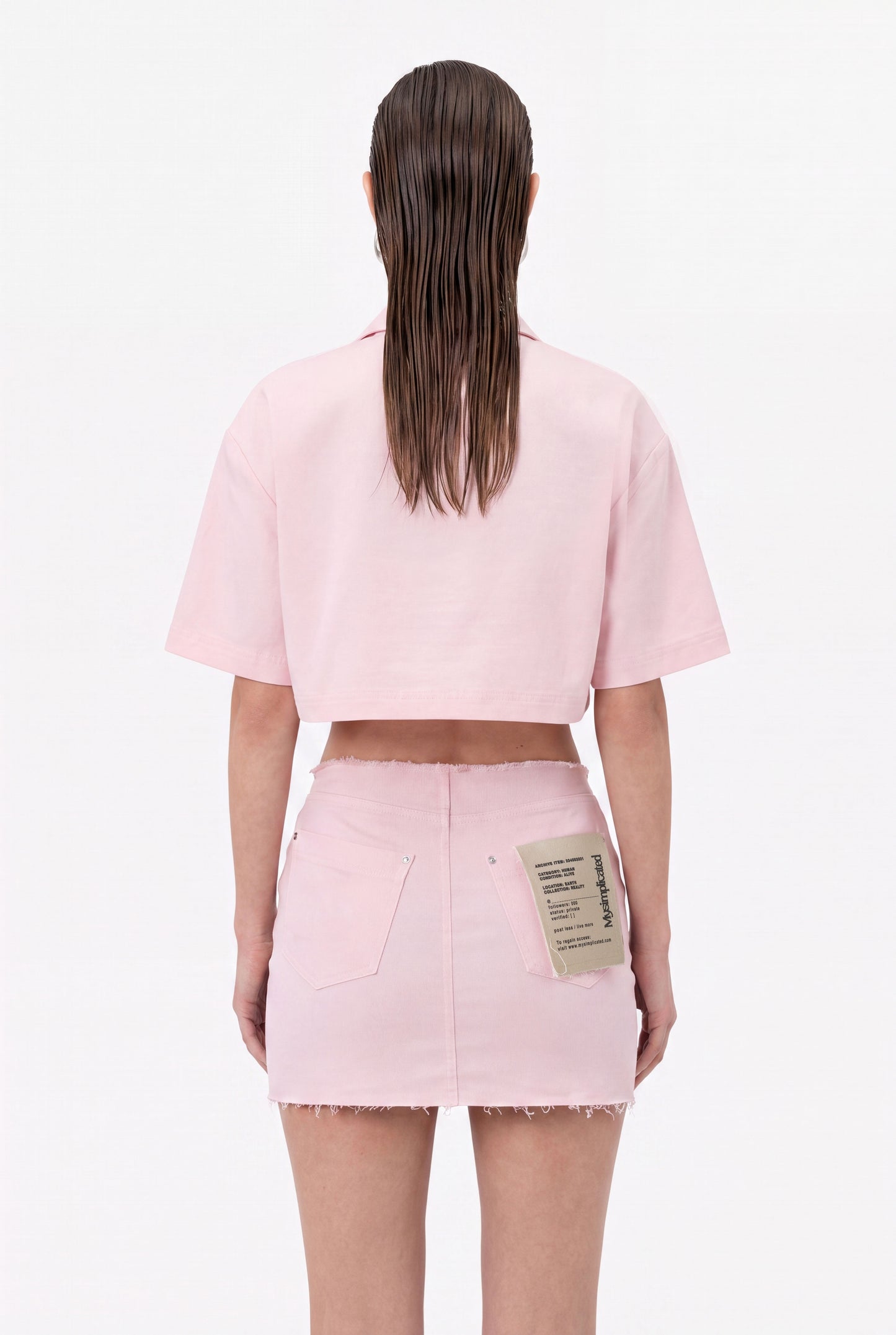 Blush Cropped Set