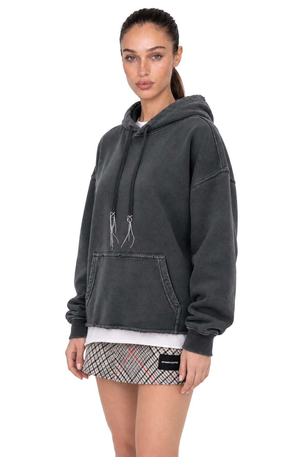 3-in-1 Layered Hoodie – 3/4 view