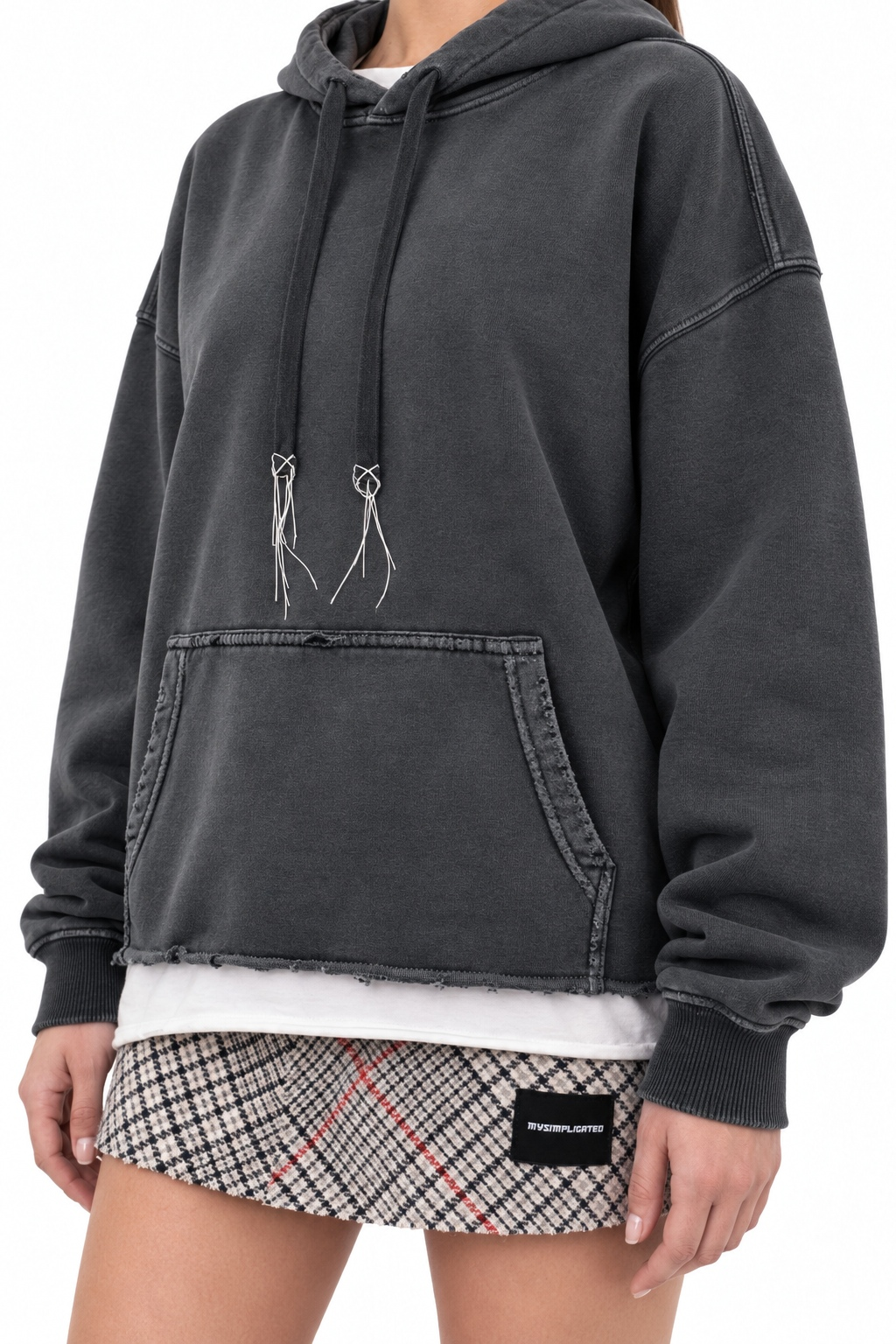 3-in-1 Layered Hoodie – close-up