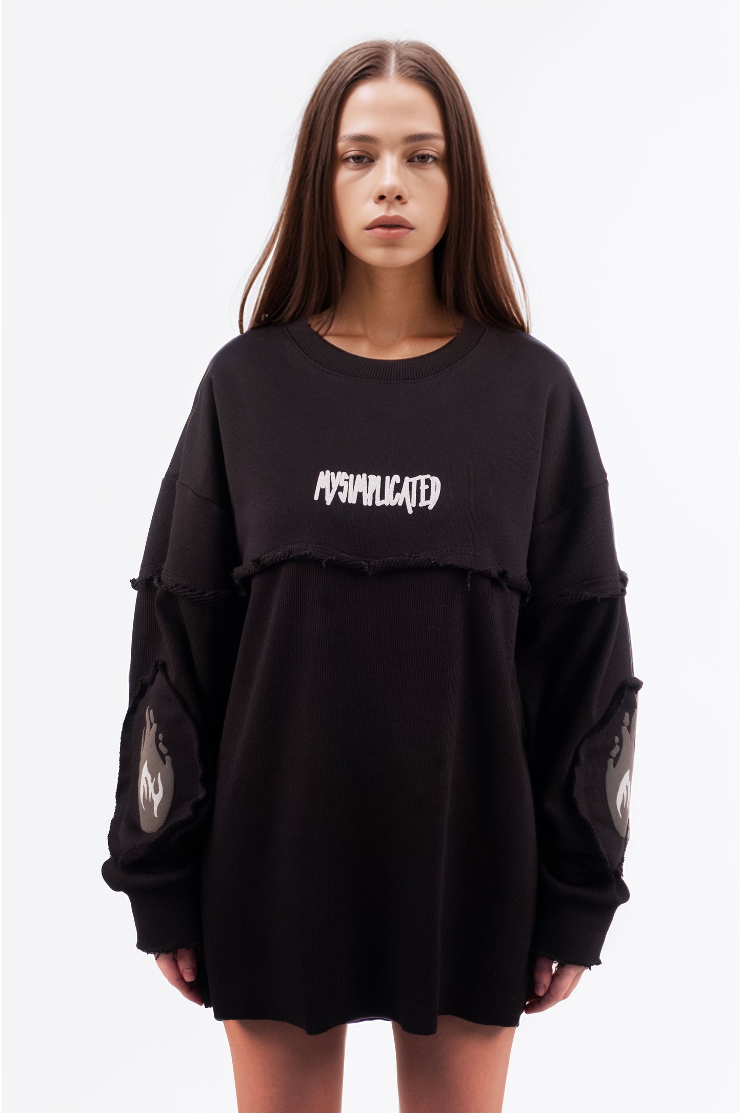 Abyss Frayed Crewneck