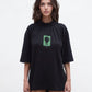 Black T-shirt with adaptive collar - mysimplicated