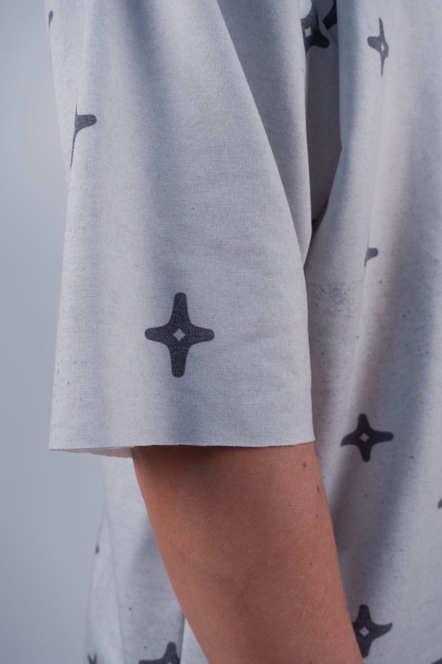 Oversized Full Print T-shirt Stars