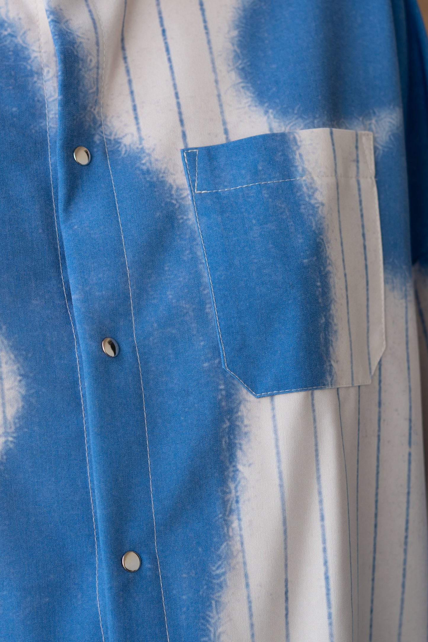 Blue Stripes Oversized Shirt