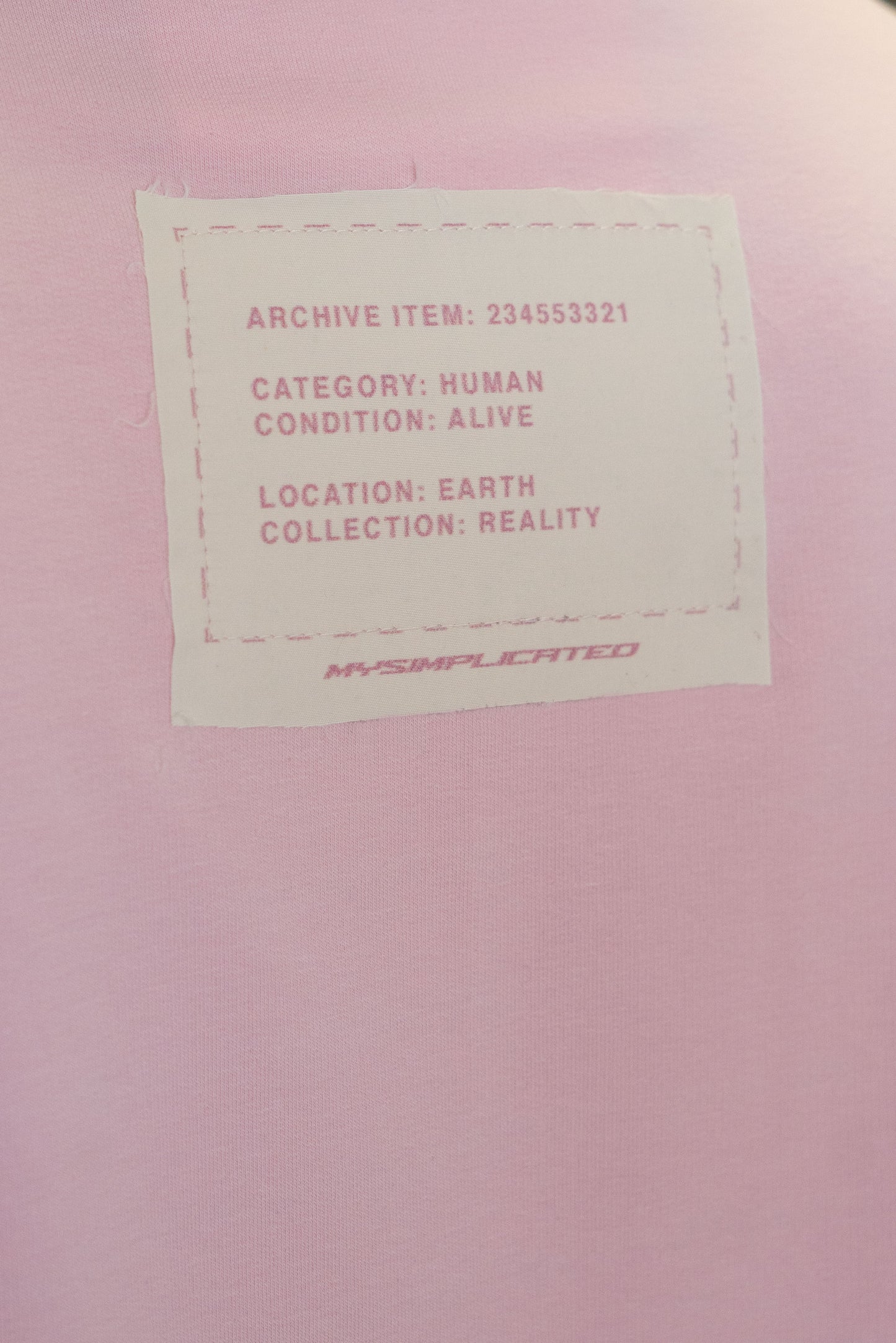 MYSTUDIOS Pink Oversized Tee