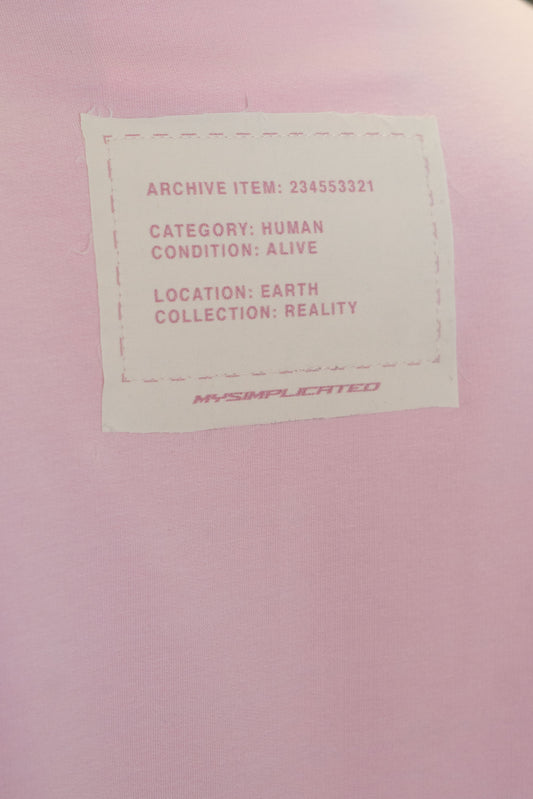 MYSTUDIOS Pink Oversized Tee — Mysimplicated