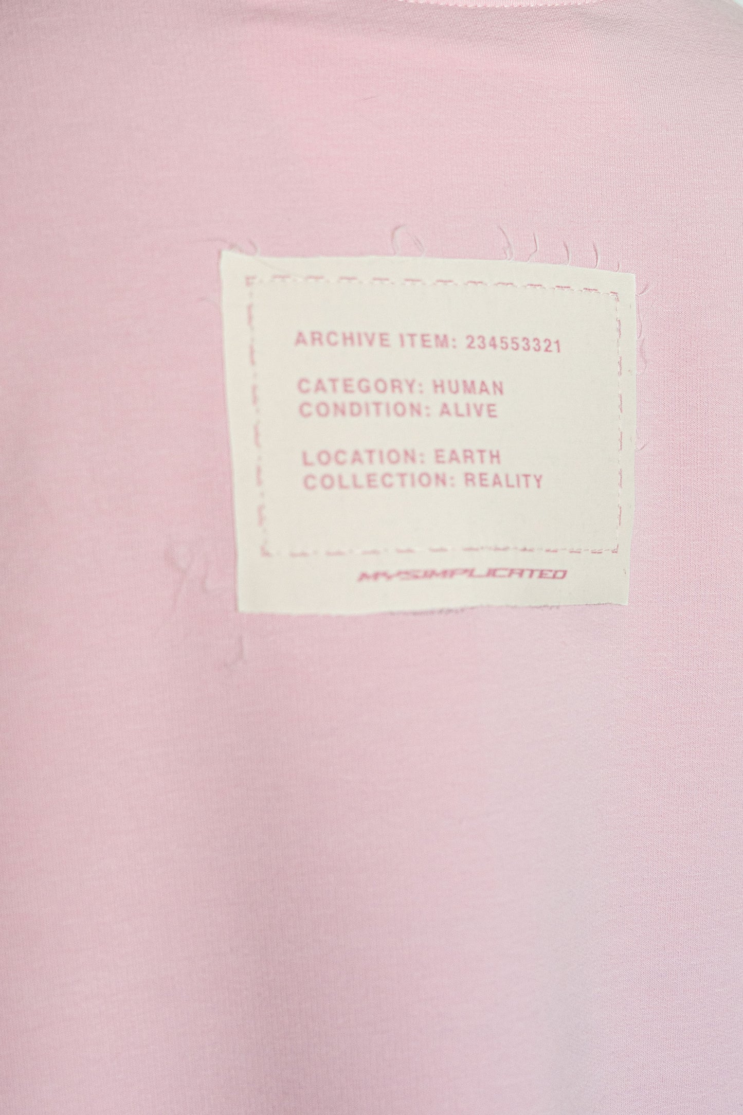 MYSTUDIOS Pink Oversized Tee