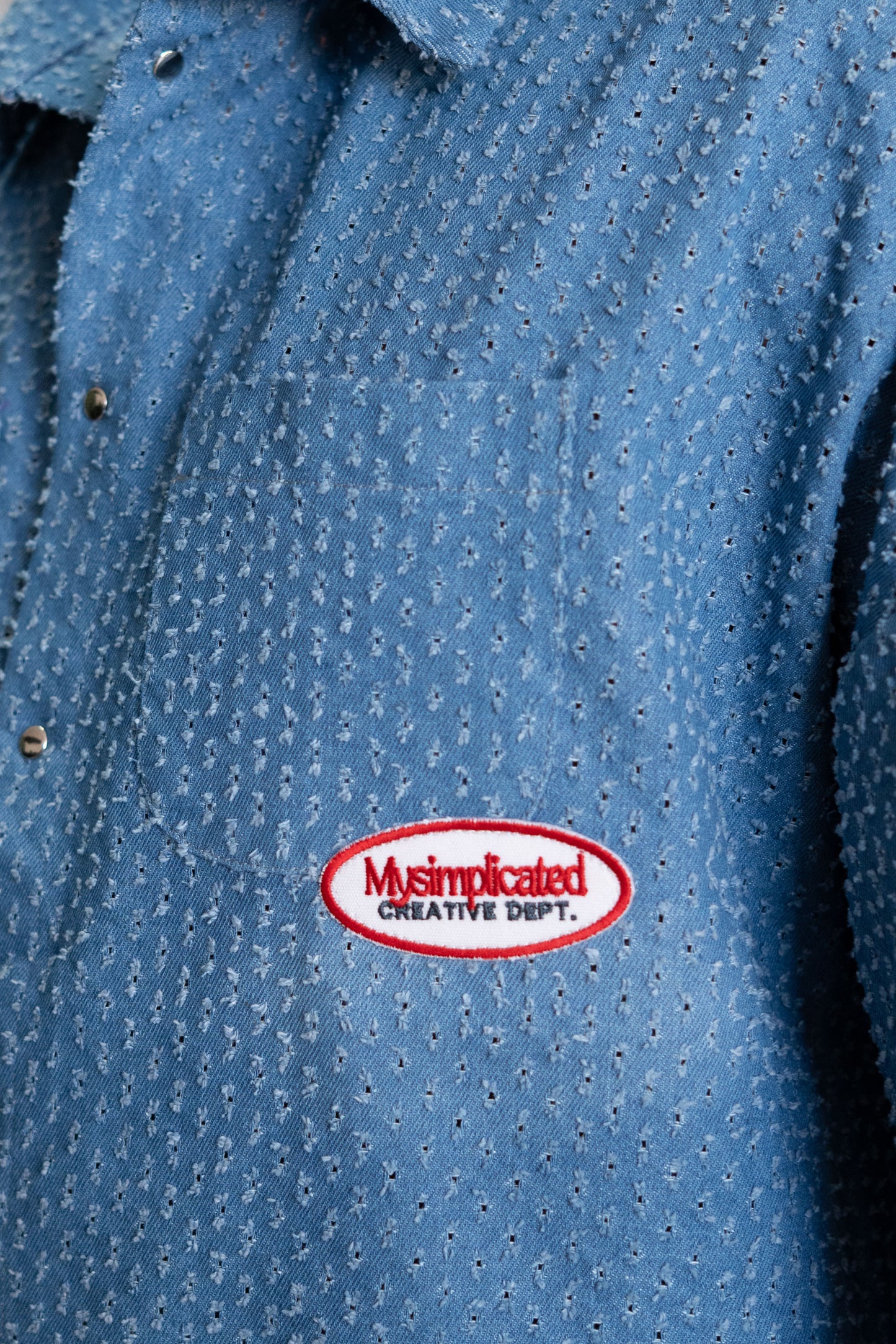 MYSIMPLICATED® Blue Collar Shirt