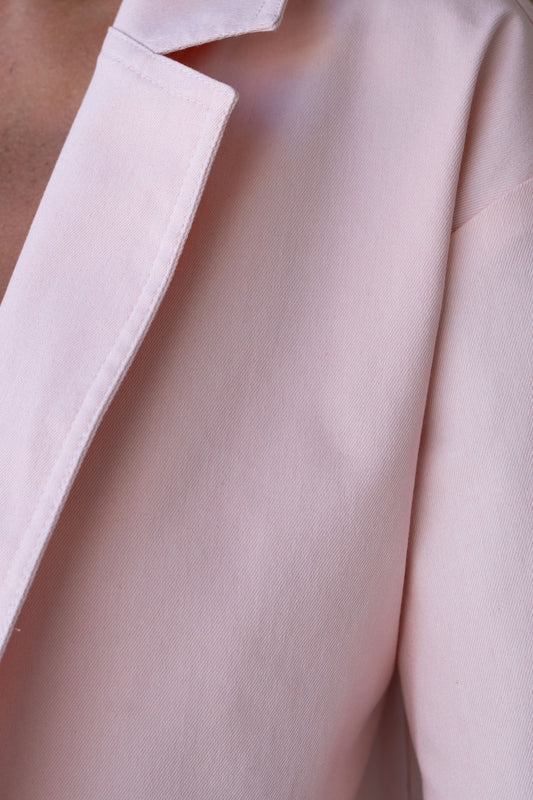 Blush Cropped Set