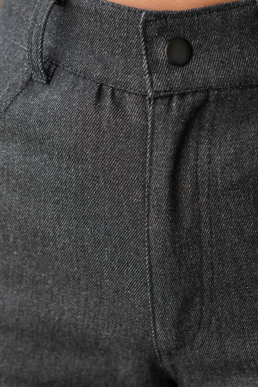 Grey Denim Bermuda