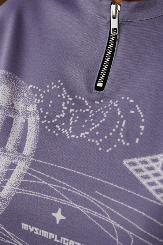 777 Mauve Oversized T-Shirt