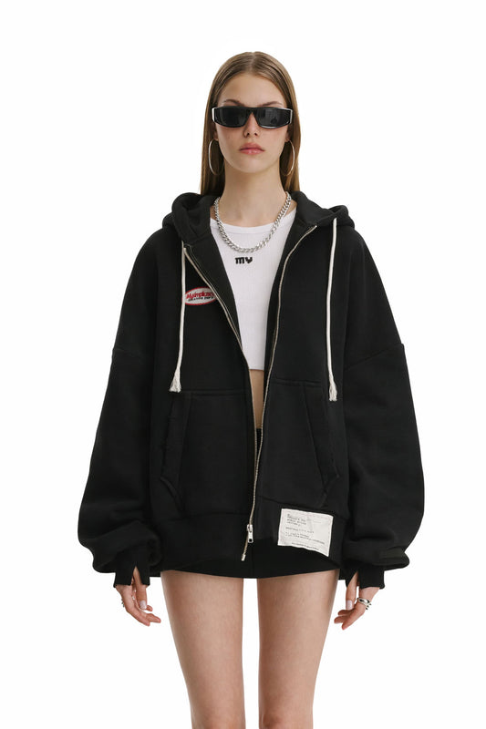 DEPT. OFF-WHITE BLACK HOODIE