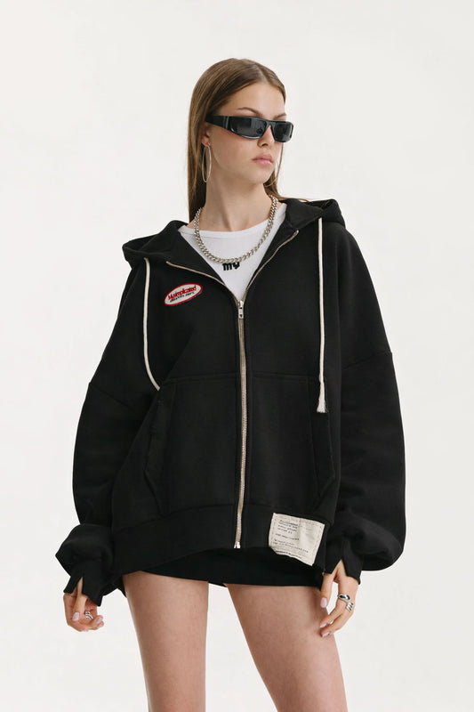 DEPT. OFF-WHITE BLACK HOODIE - MYS
