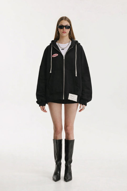 DEPT. OFF-WHITE BLACK HOODIE - MYS