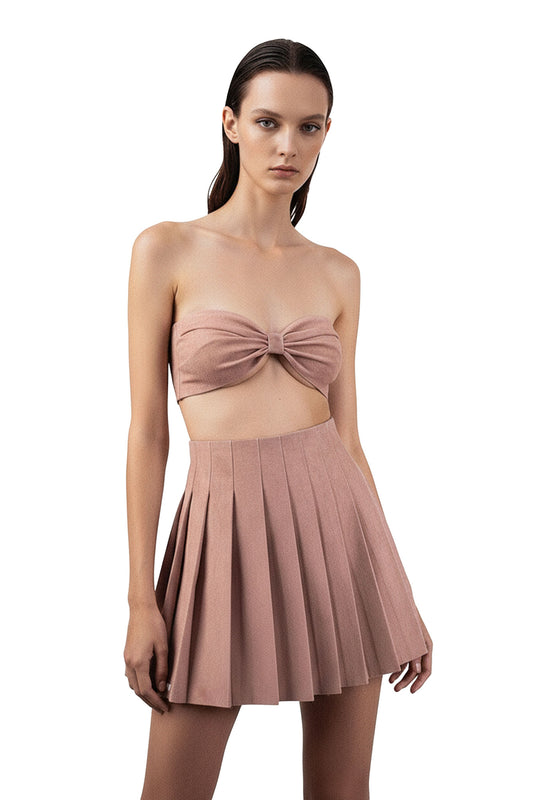 Dusty Rose Pleated Set - MYS