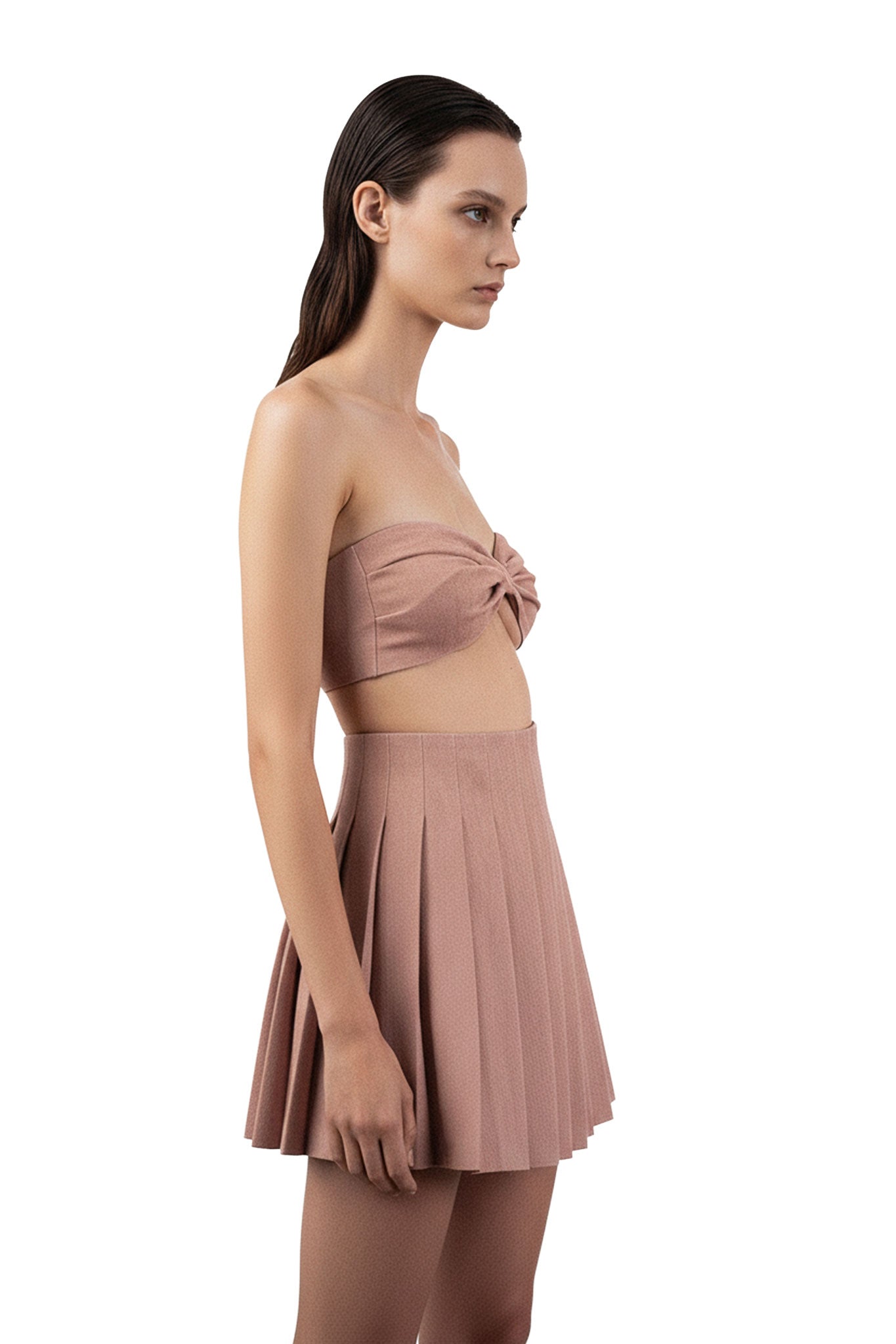 Dusty Rose Pleated Set - MYS