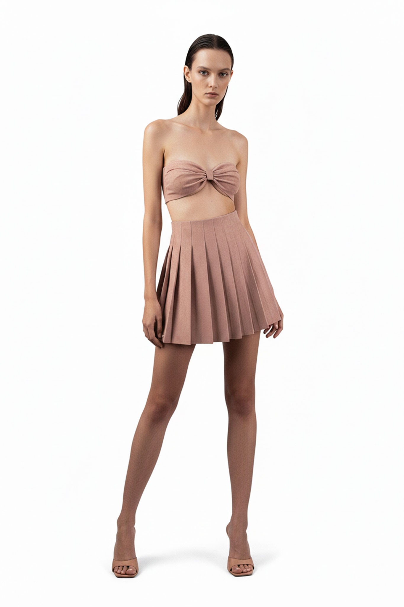 Dusty Rose Pleated Set - MYS