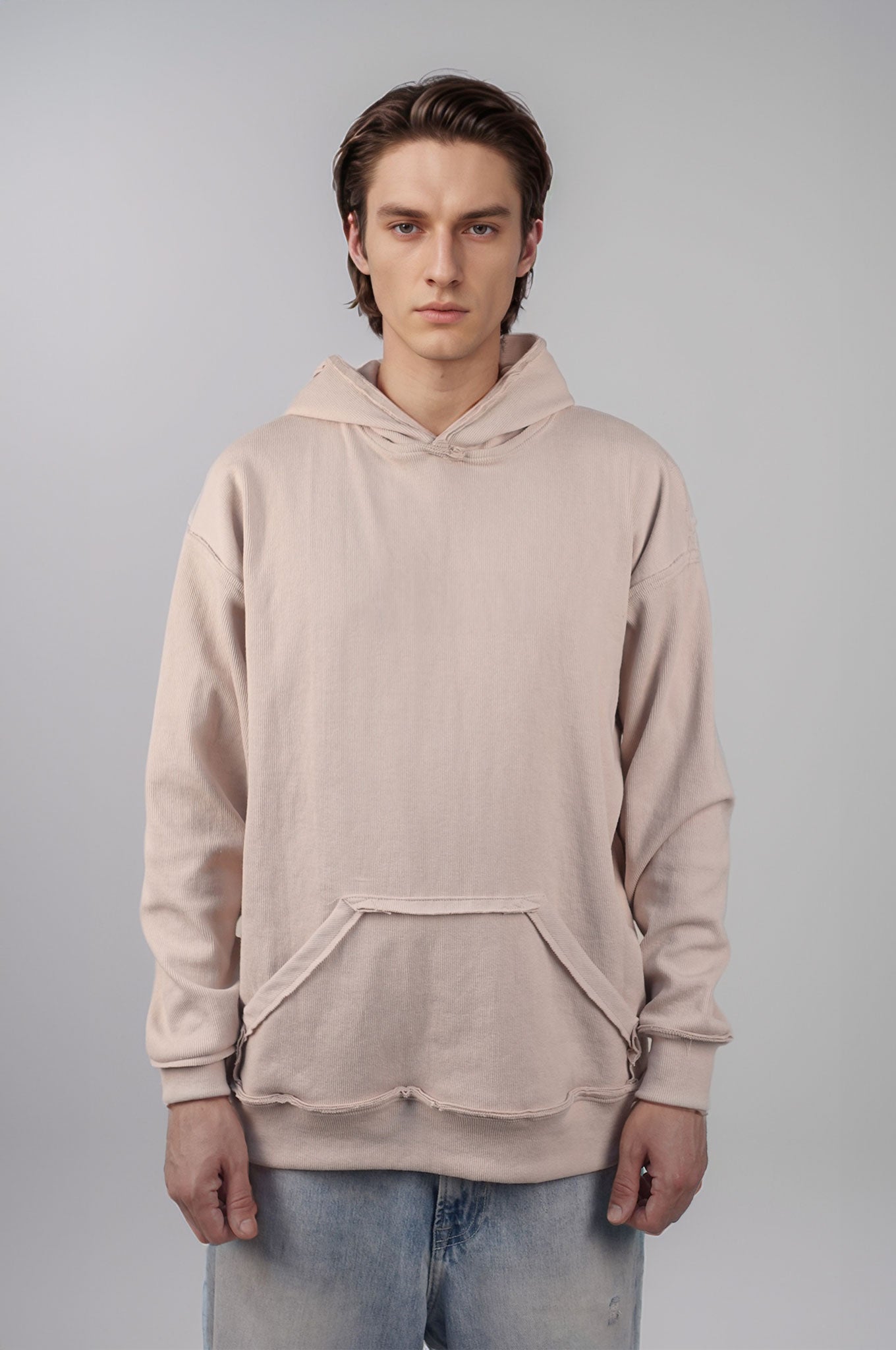 Ribbed Dust Hoodie