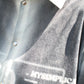 Grey Distressed Ribbed Fabric Short Sleeve Shirt