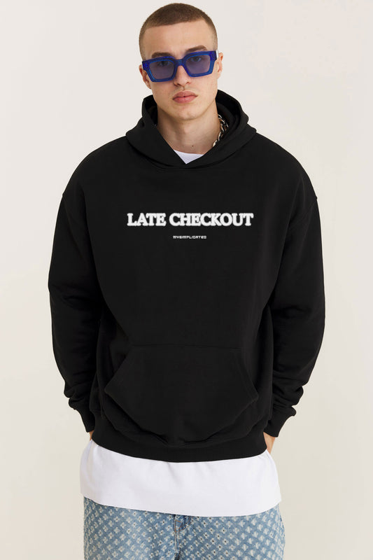 Black Hoodie Late Checkout