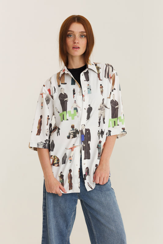 Short Sleeve Shirt People (recycled fabric) - mysimplicated