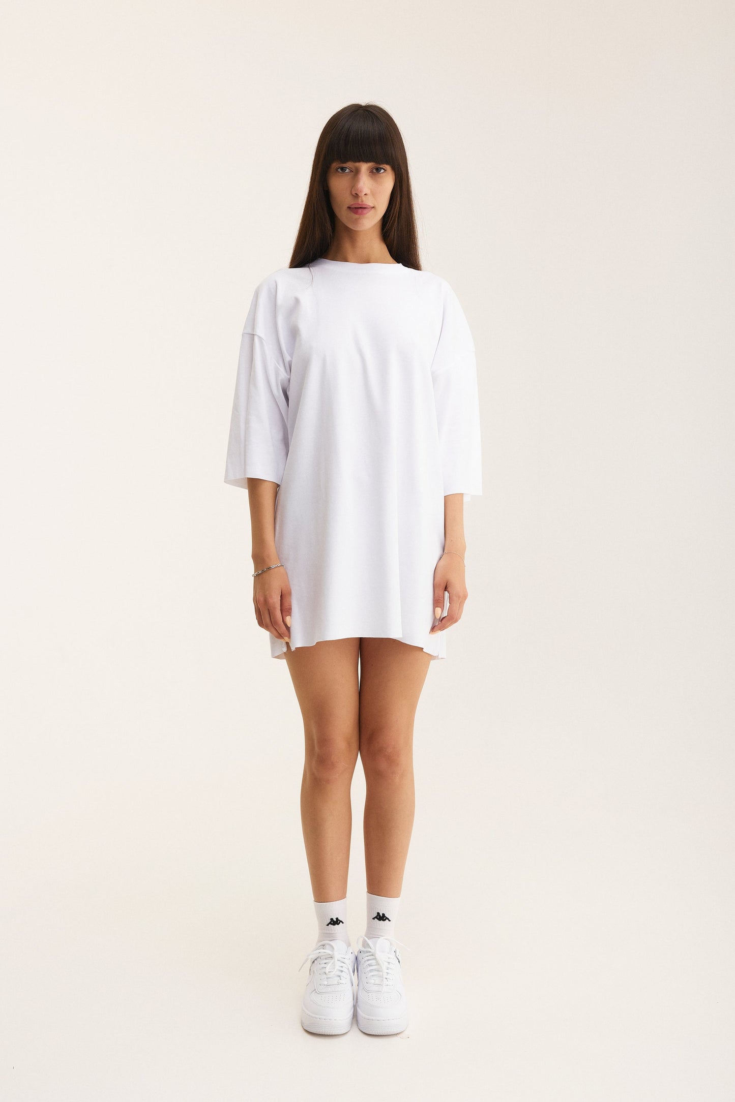 Oversized White T-shirt Need Money for Porsche