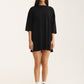 Oversized Cotton Black T-shirt Focus