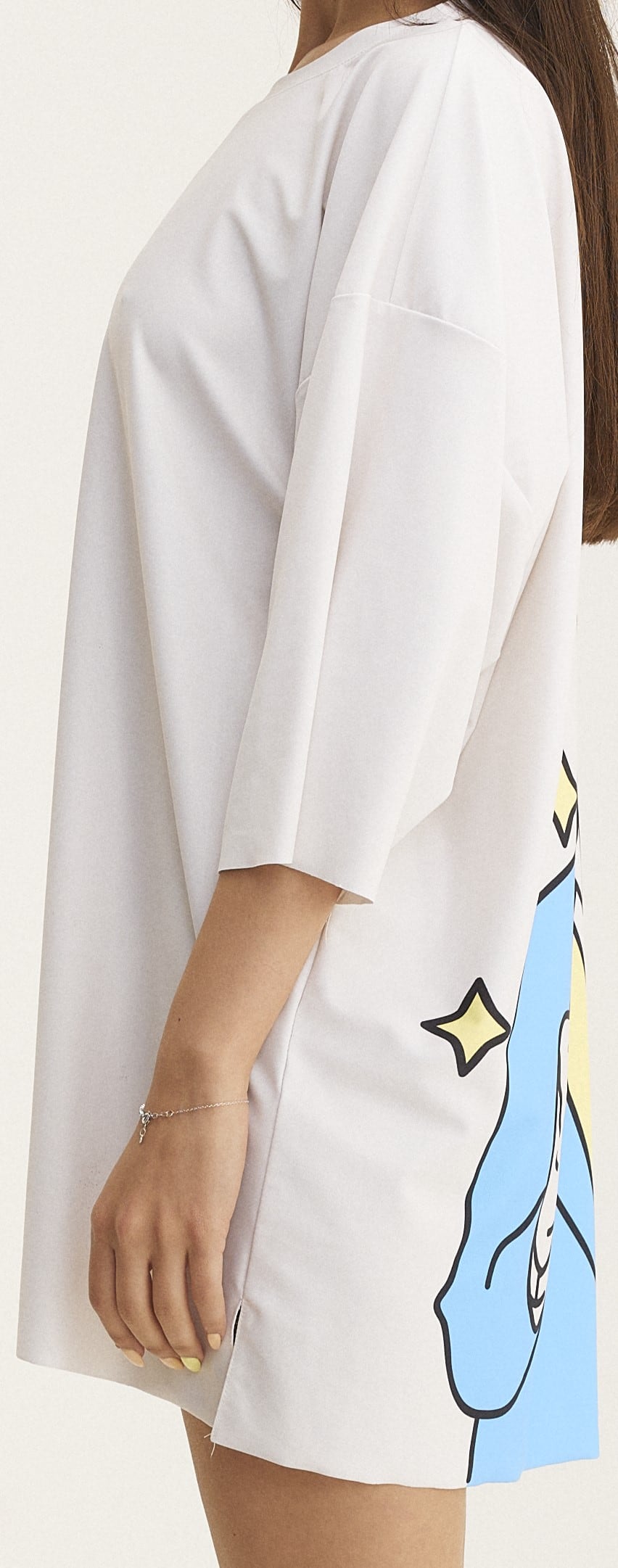 Ivory Oversized T-Shirt OK - mysimplicated