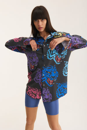 Long Sleeve Shirt Tigers (recycled fabric) - mysimplicated