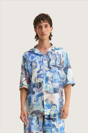 Short Sleeve Shirt Graffiti (recycled fabric) - mysimplicated