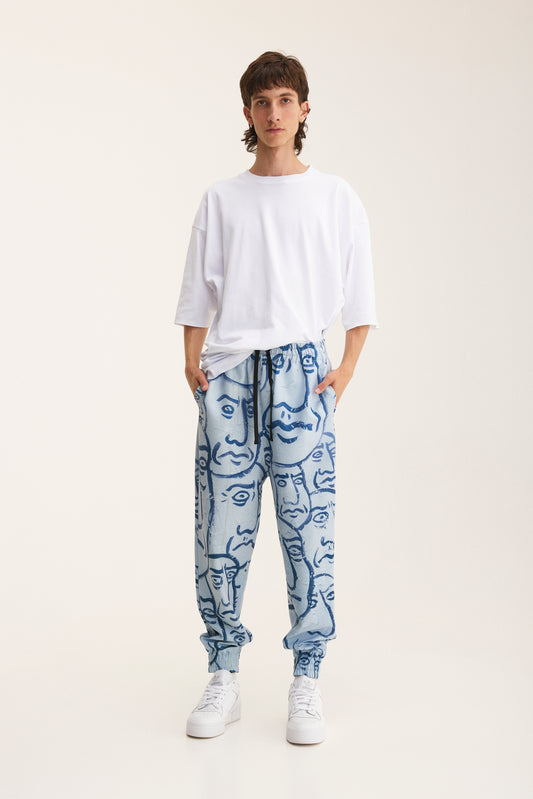 Faces Pants (recycled fabric) - mysimplicated