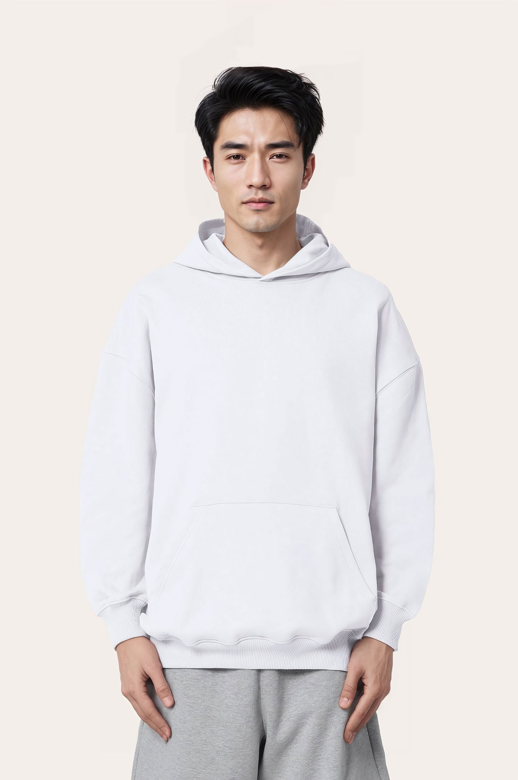 White Heavy Weight Hoodie - mysimplicated