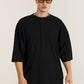 Oversized Black T-shirt Focus