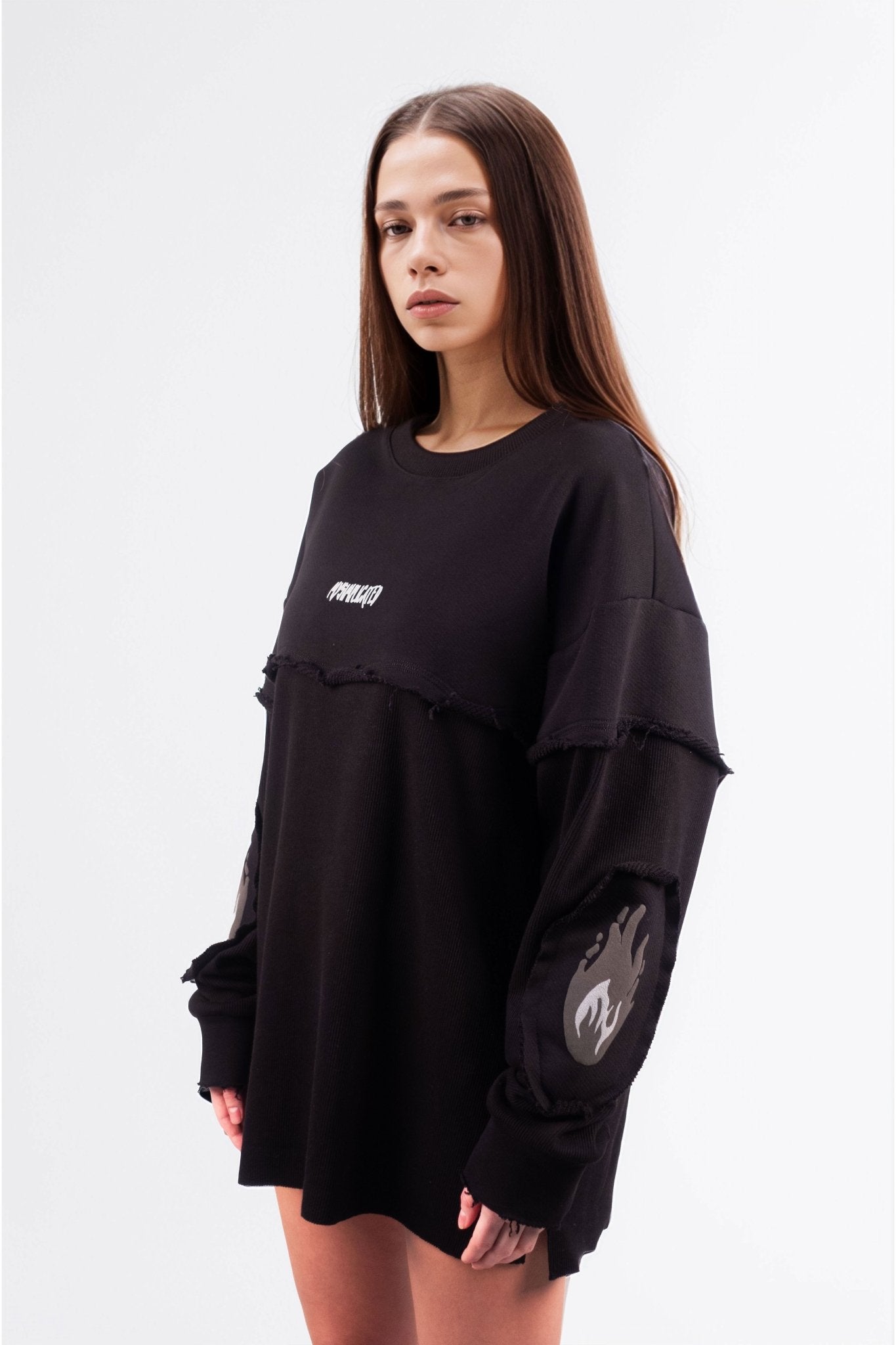 Abyss Frayed Crewneck - MYS