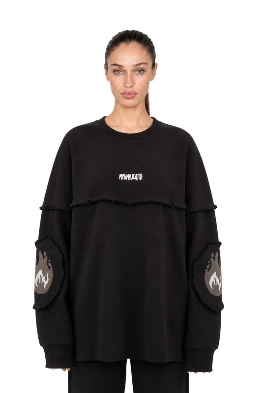 Abyss Black Sweater - MYS