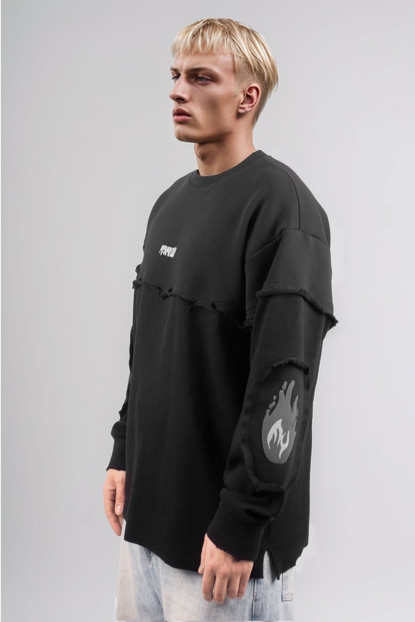Abyss Frayed Crewneck - MYS