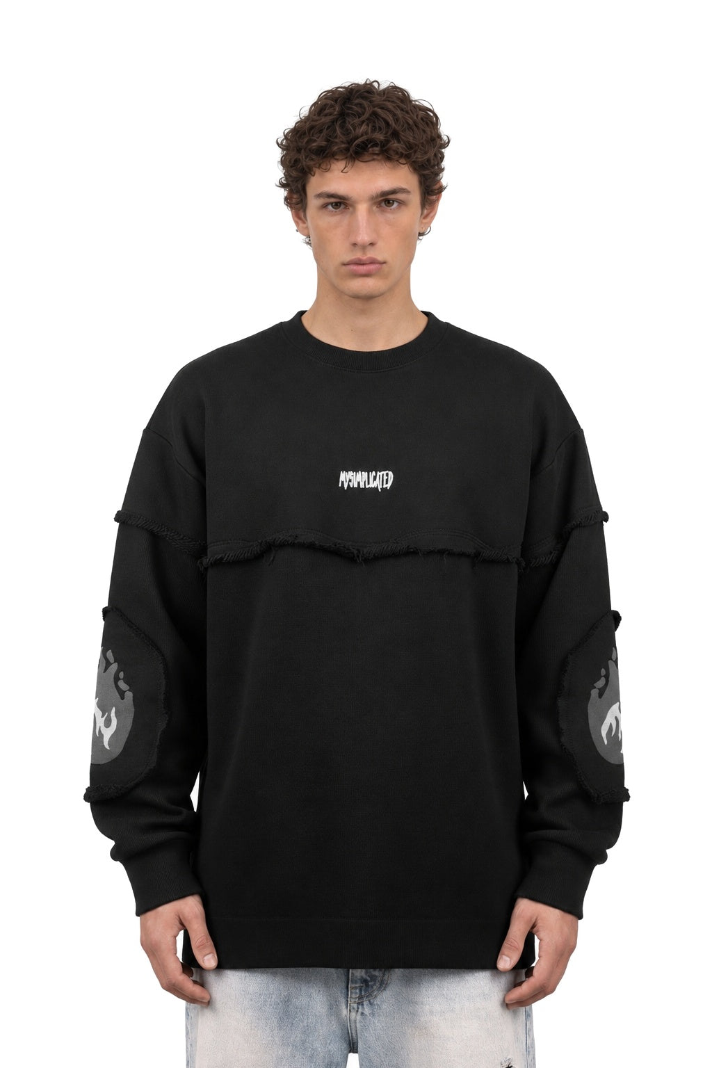 Abyss Frayed Crewneck - MYS