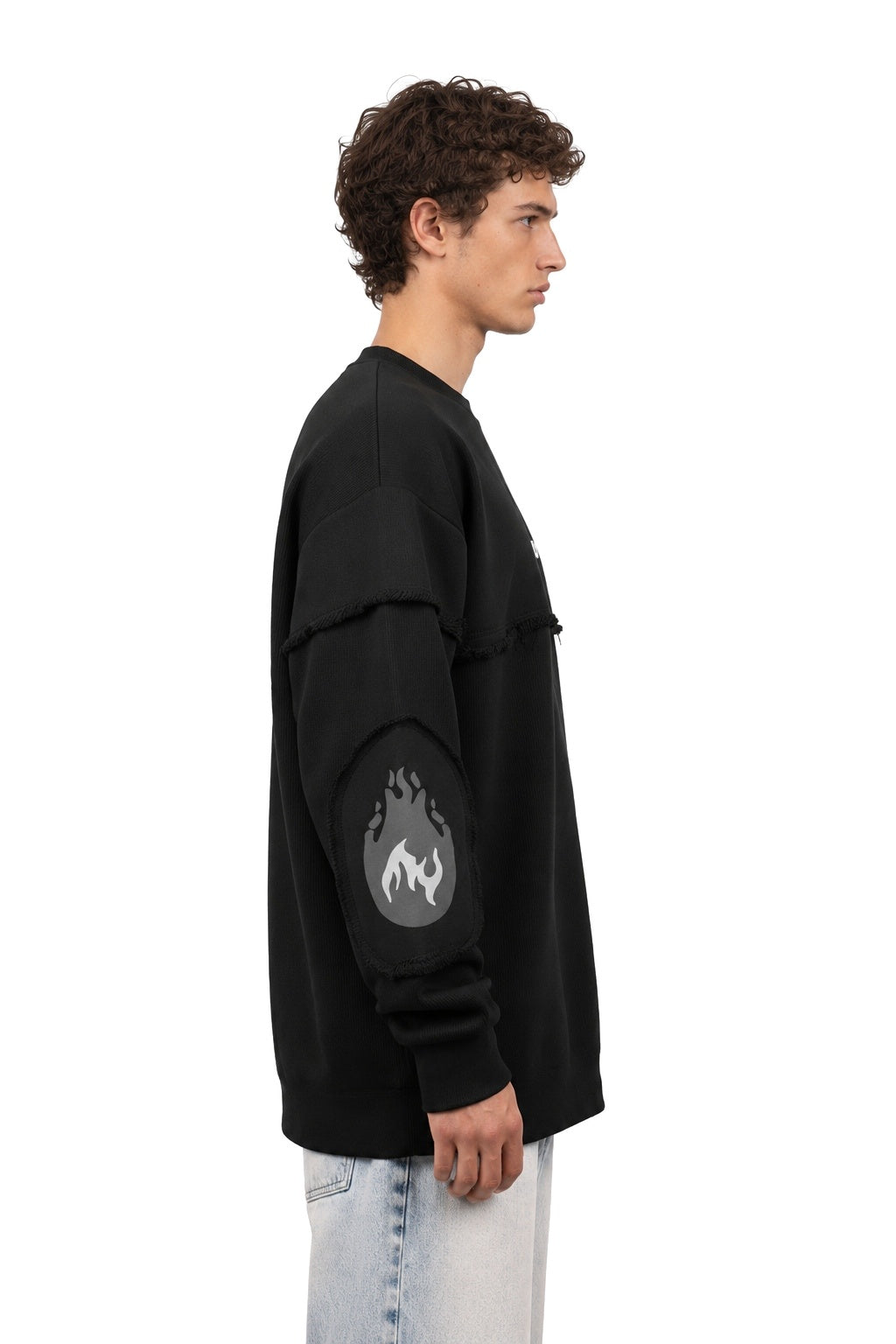 Abyss Frayed Crewneck - MYS