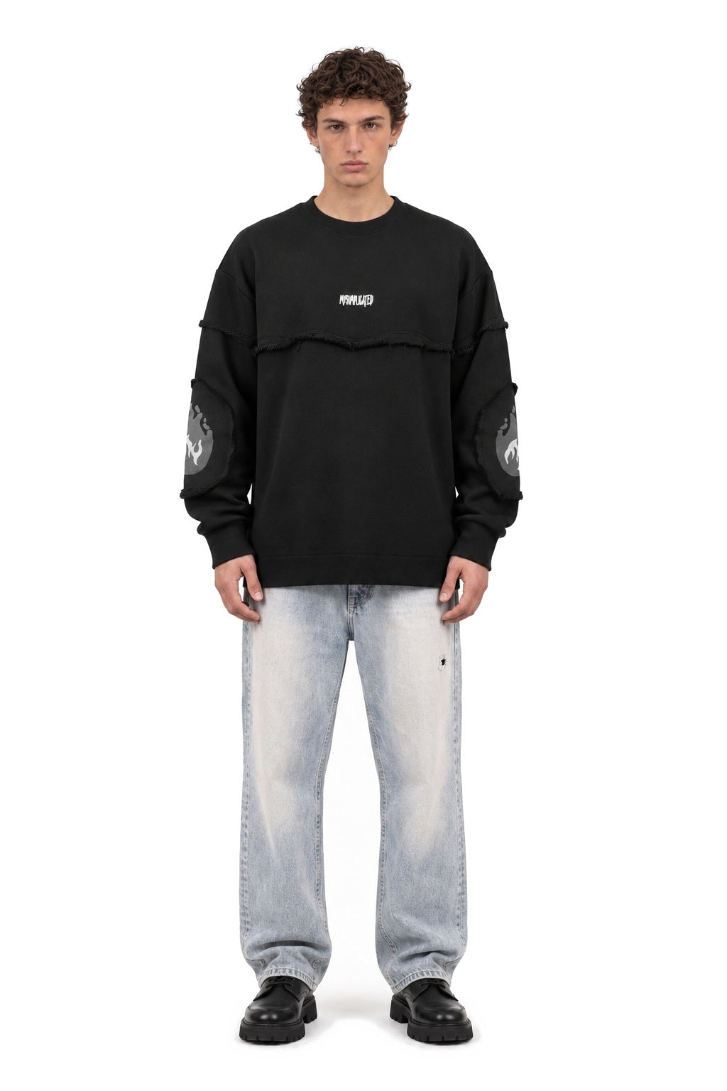 Abyss Frayed Crewneck - MYS