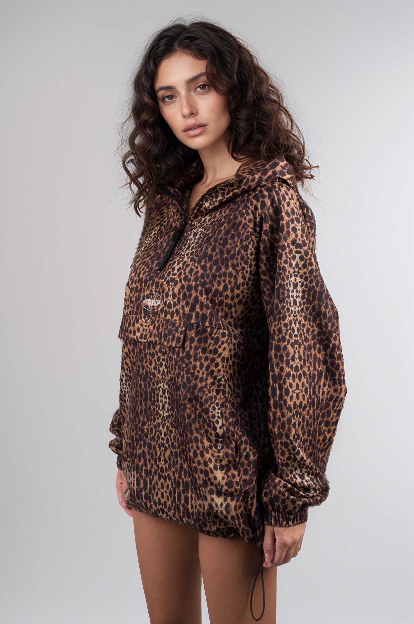 Animal Print Windbreaker