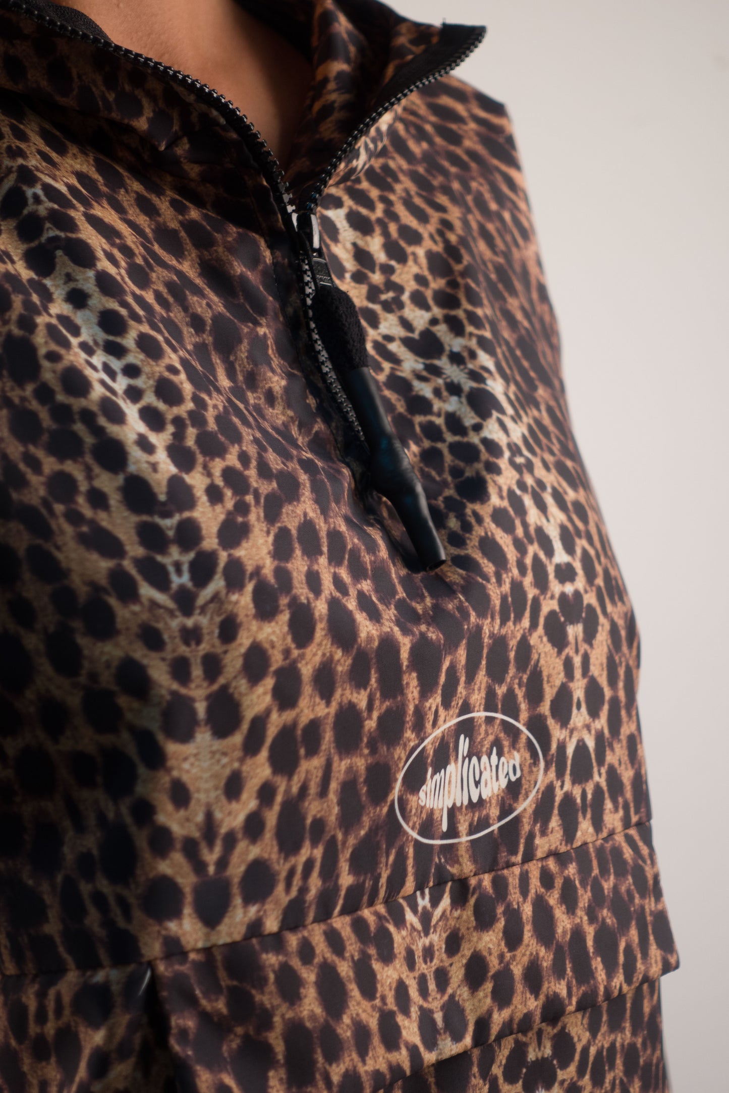 Animal Print Windbreaker