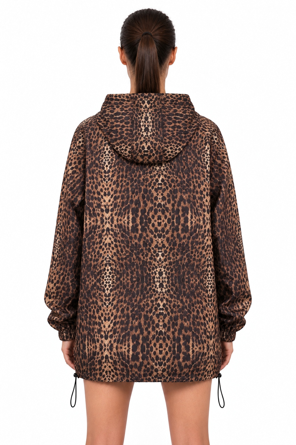 Animal Print Windbreaker – back