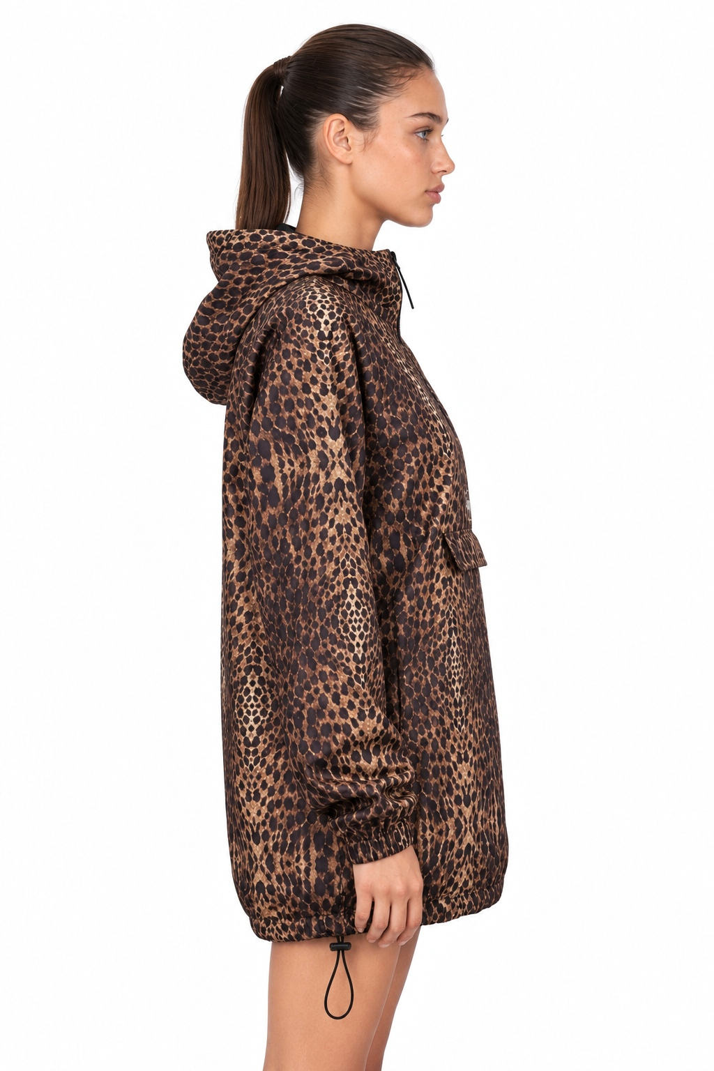 Animal Print Windbreaker – side