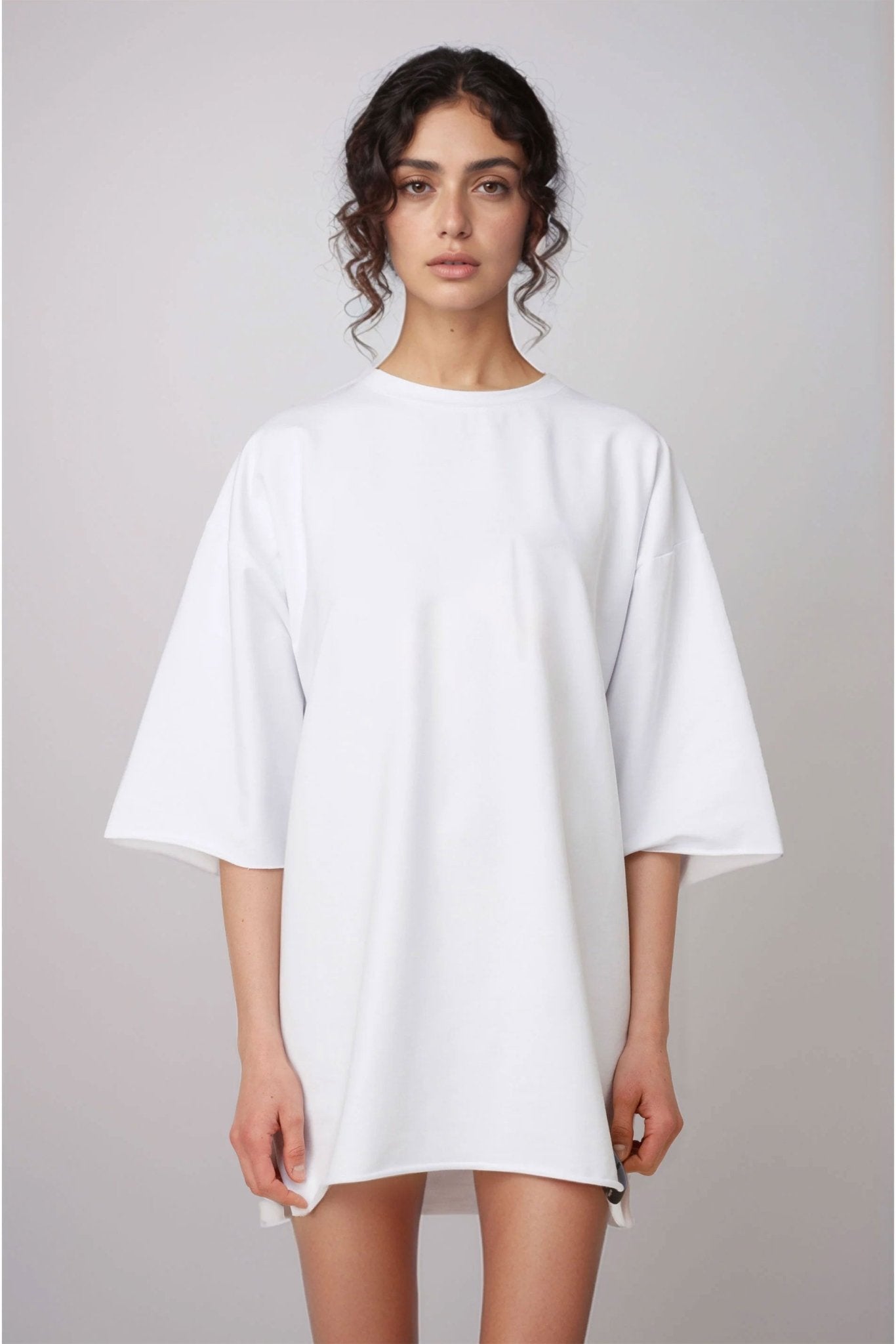 Anxiety Oversized White T-shirt - MYS