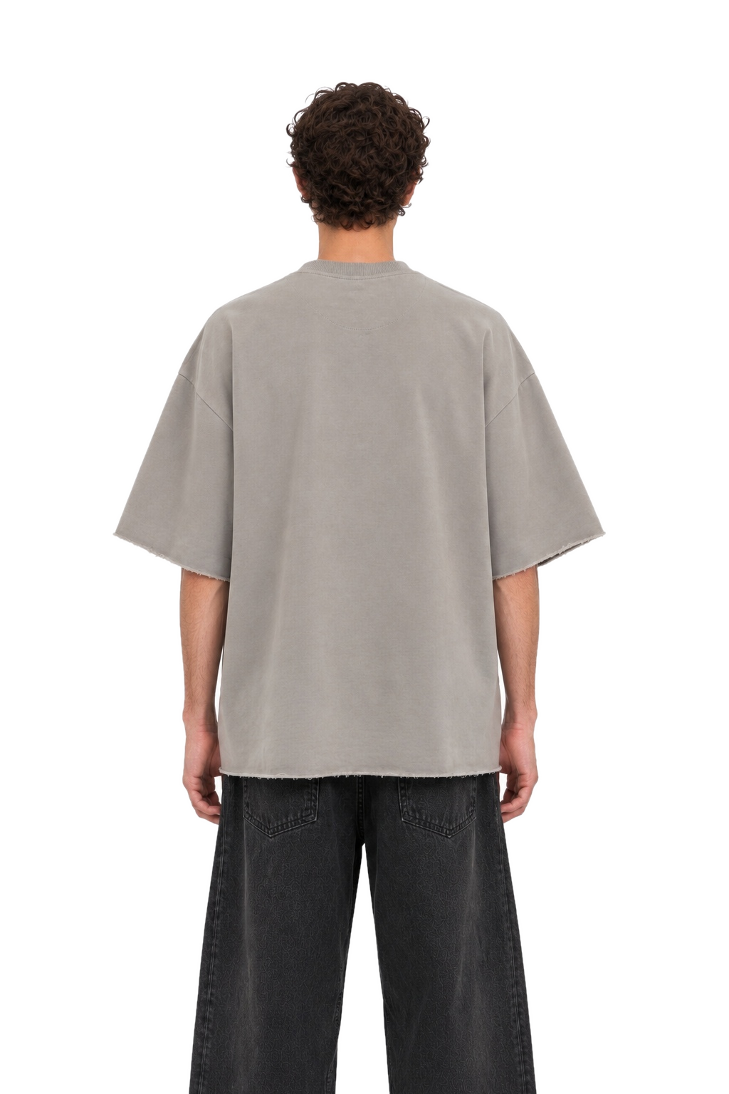 Atelier Grey Oversized T-Shirt - back
