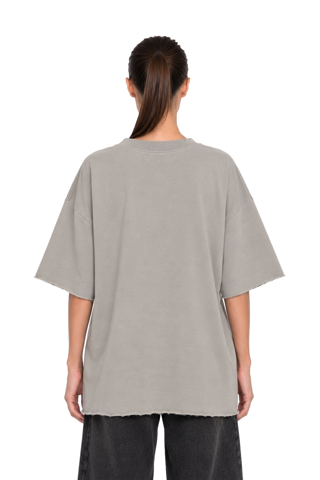 Atelier Grey Oversized T-Shirt - back