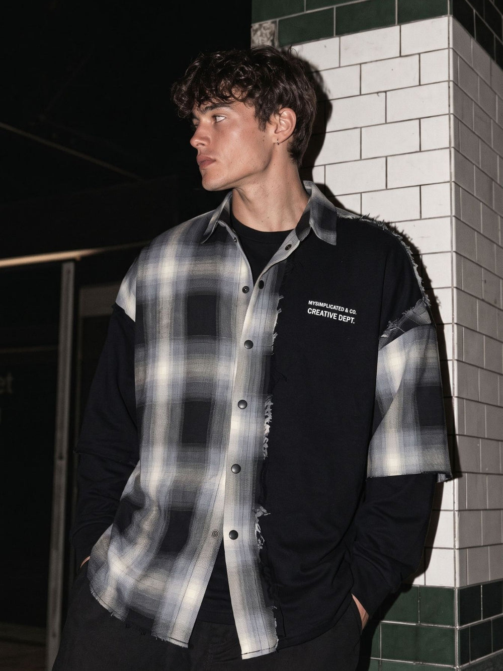 AW '26 – Fragmented Sleeves shirt, editorial